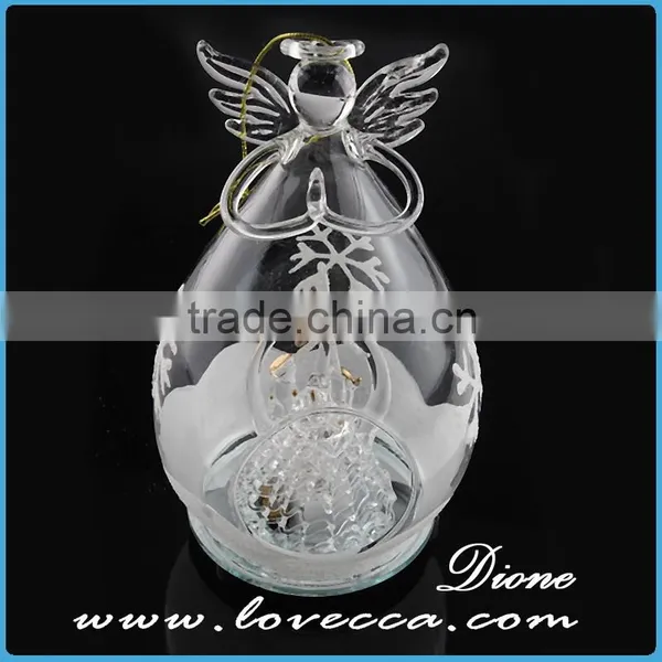 2015 Christmas Decoration Glass Ball Angel/Deer/Santa Claus Xmas Glass Ball Ornament photo-5
