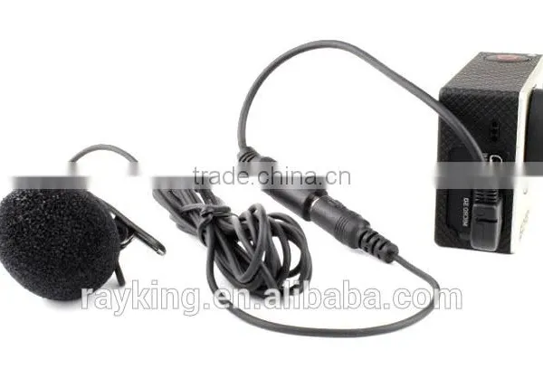 Mini USB Adaptor TRS Output, Gopro Camera Hero 3/3+/4 Adapter Connect With Recording Microphone photo-3