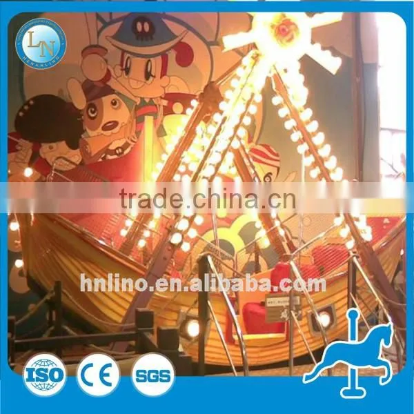 China Supplier Kids Playground Swing Rides Amusement Park Mini Pirate Ship Rides for Sale photo-4