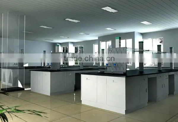 Heavy Duty Dental Laboratory Furniture Type Chemical Laboratory Island Work Bench With Drawers
