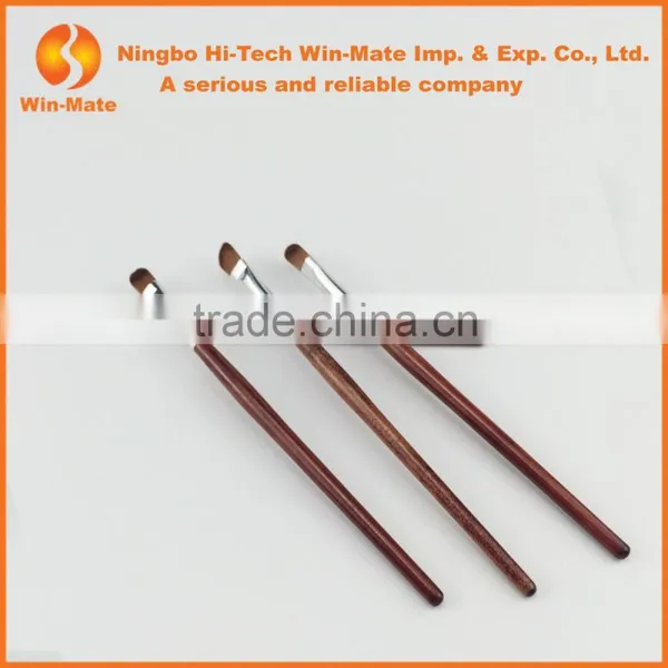 NEW Professional One Step Private Label Angle Eyeliner Brush With Long Handle photo-3