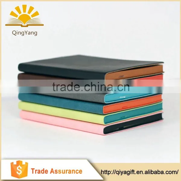 pu Leather Gold Foil Stamping Diary 2017 80gsm Notebooks photo-6