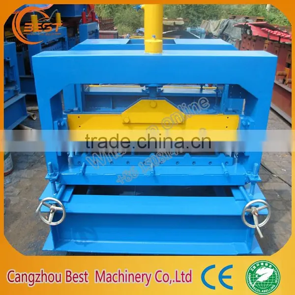 Mobile Metal Roof Tile Making Roll Forming Machine photo-2