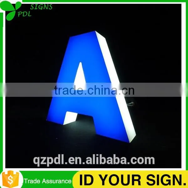 High Illuminate 3D Channel Letter Alphabet With Full Acrylic photo-2