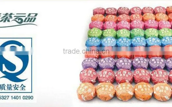 220g 36pcs 18 Kinds Flavor Pu er Tea Puerh Tea Yunnan Pu'Er Ripe Tea Chinese Tea Healthy Slimming Mini Tuocha photo-6