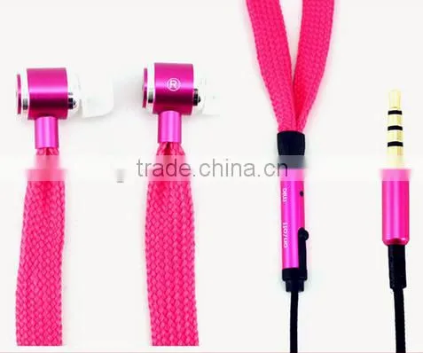 2016 Quality Bass Waterproof Headset Metal Ear With Wheat New Shoelace Headset photo-2