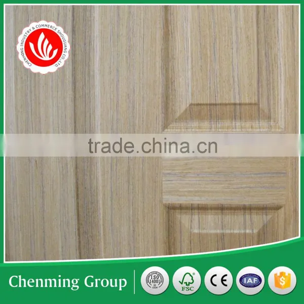 Newest Veneer Molded Mdf Door Skin Fine Line photo-4