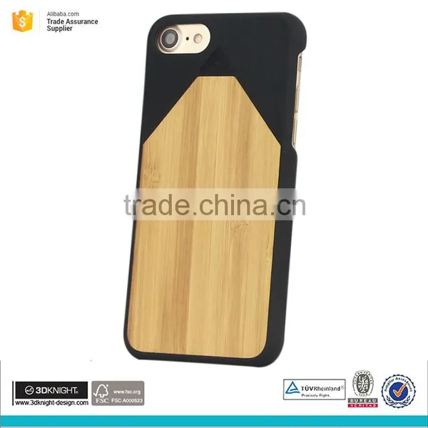 Pencil Design Real Natural Bamboo Phone Case for Iphone 7 7plus