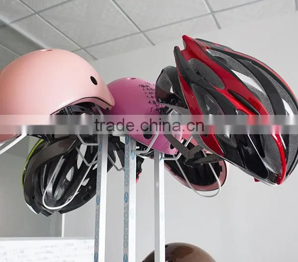Factory Custom Floor Safety Helmet Display Rack,hat Display Rack for Retail Store photo-2