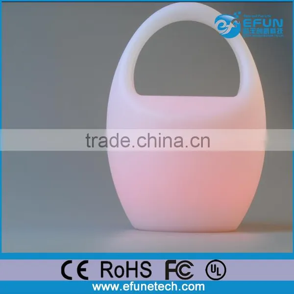 Plastic Color Changing Battery Rechargeable Led Color Changing Mood Lights With Bluetooth Speaker photo-5