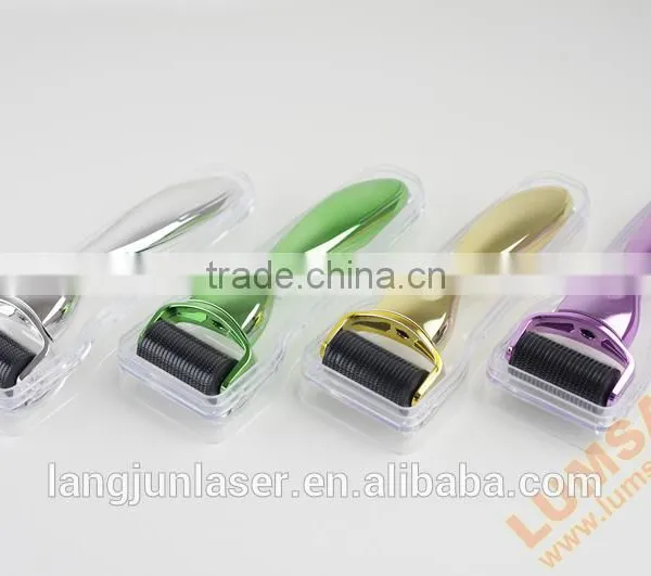 4 In 1 Derma Roller Factory Direct Wholesale Smart Plastic Derma Hair Restoration Roller Titanium In Derma Rolling System 2.0mm photo-5
