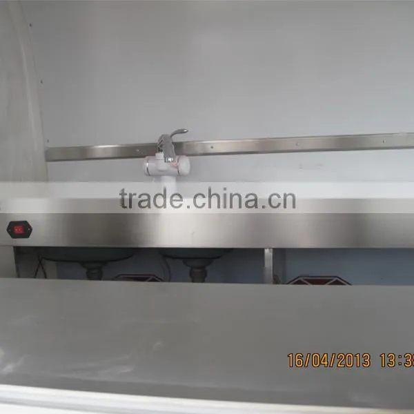 JX-FR220H Nice Color Mobile Fryer Food Cart Trailer for Sale photo-4