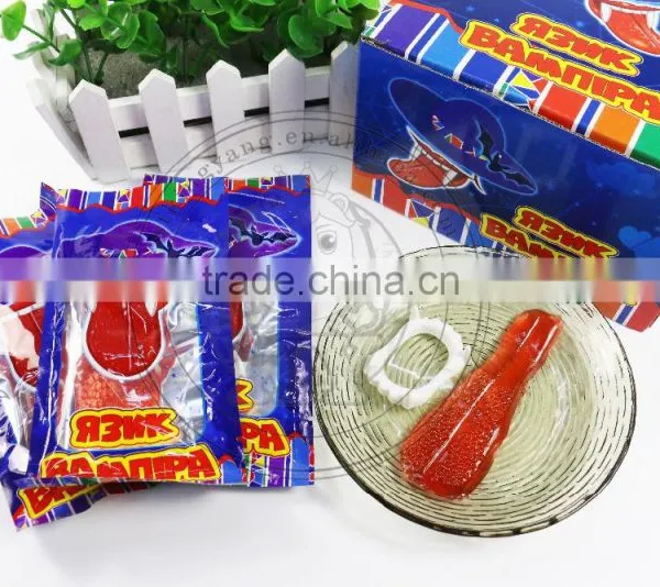 Halal Tongue Candy Jellies Gummy Sweets With Devil Teeth photo-3