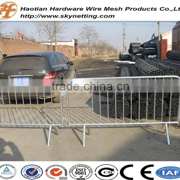 1.2m Highx2.15m Wide 32mmOD Frame Pipe Games Big Event Use Crowd Control Safety Use Steel Metal Barrier photo-5