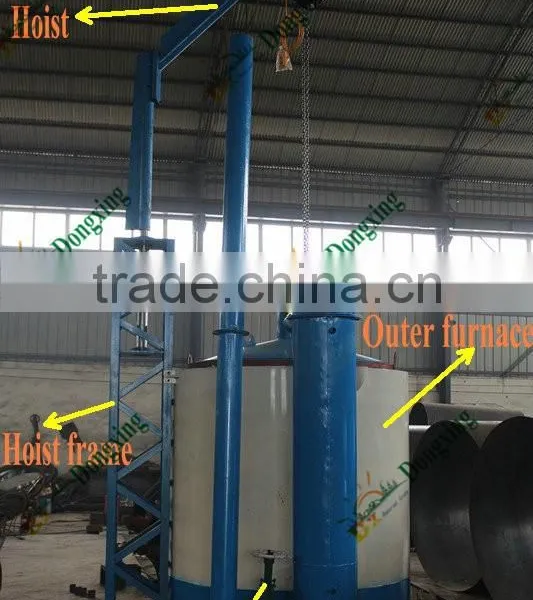 Airflow Hoist Type Wood Charcoal Coconut Shell Carbonization Stove photo-4