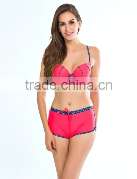 2017 Model Women High Waist Ladies Swim Wear photo-3