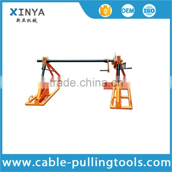 Mechanical Cable Drum Lifting Jack Cable Reel Stand photo-4