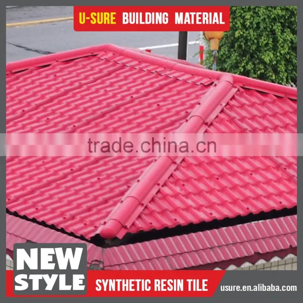 Fire Retardant Coating Roof New Synthetic Resin Plastic Roof Tile Custom Design