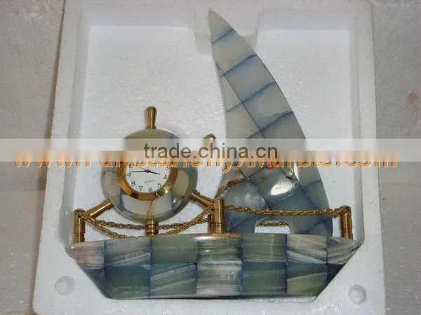 BEST QUALITY FACTORY PRODUCUNG ONYX PATCH WORK CLOCKS photo-3