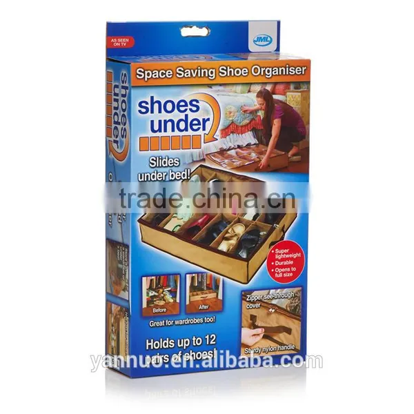 Nonwoven Shoe Box Storage Bag Home Finishing Bag As Seen On TV 2017 photo-2