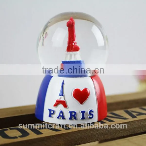 Custom Resin Clear Mini Snow Globes Wholesale photo-2