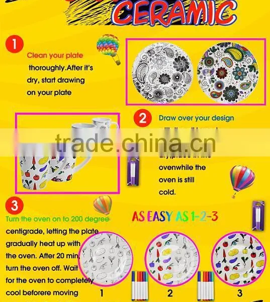 Promotional Items DIY PLATE--Just Add Color DIY 10.5" Plate photo-4