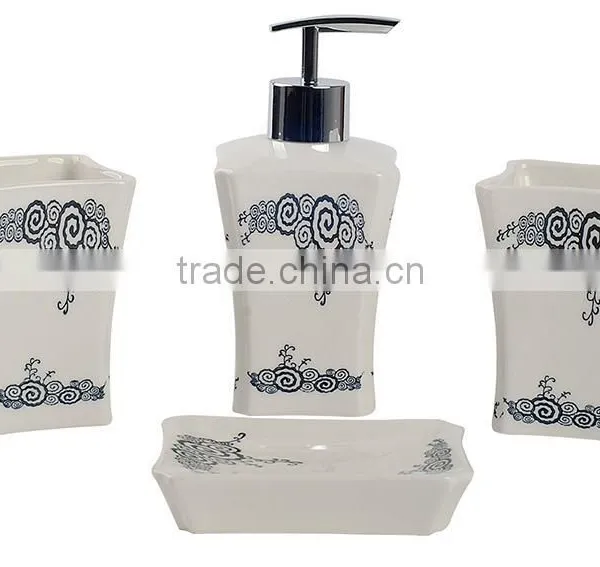 Antique Rectangular Ceramic Bathroom/washroom Accessories