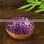 Vietnam Lacquer Coconut Shell Bowl / Mother of Pearl Inlaid Lacquer Bowl photo-5