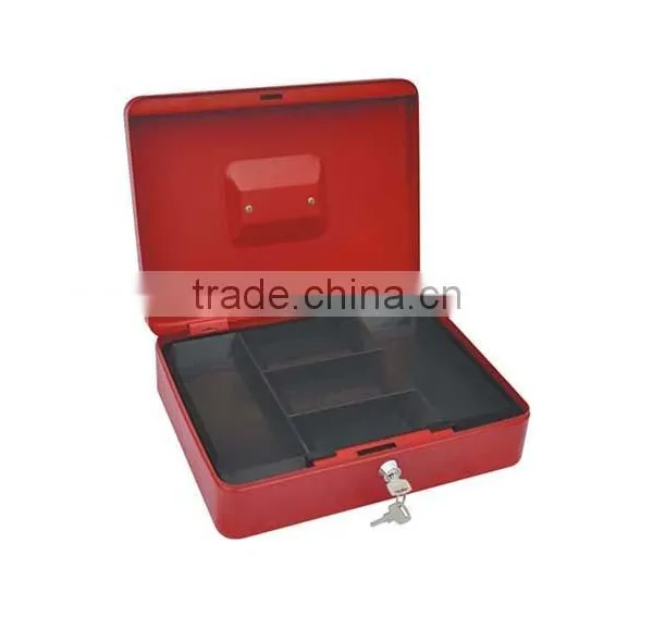 451515 Good Money Safe Deposit Box Metal Home Security Key Cash Coin Box photo-2