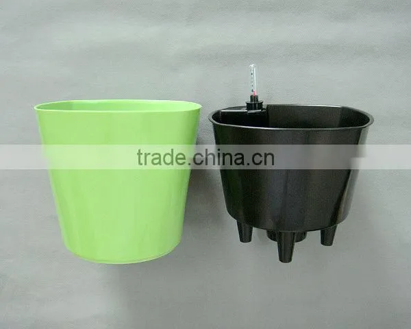 Plastic Flower Pot for Automatically Displays the Water Level photo-4