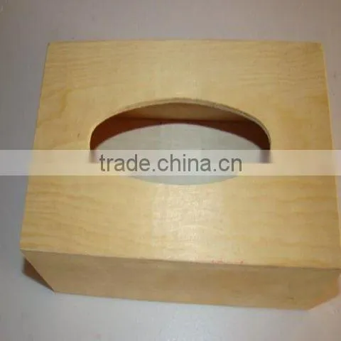 wooden napkin box
