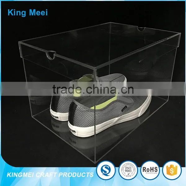 Hot Selling Custom Transparent Acrylic Shoe Display Box photo-2