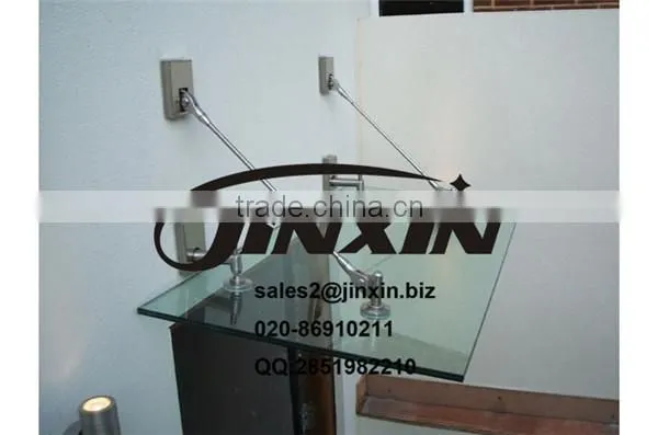 JINXIN Entrance Awning Cable Connector Stainless Steel Modern Glass Canopy photo-5