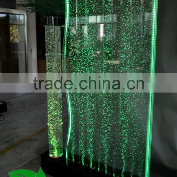 Wedding Stage Backdrop Led Water Bubble Wall With Glowing Trees photo-2