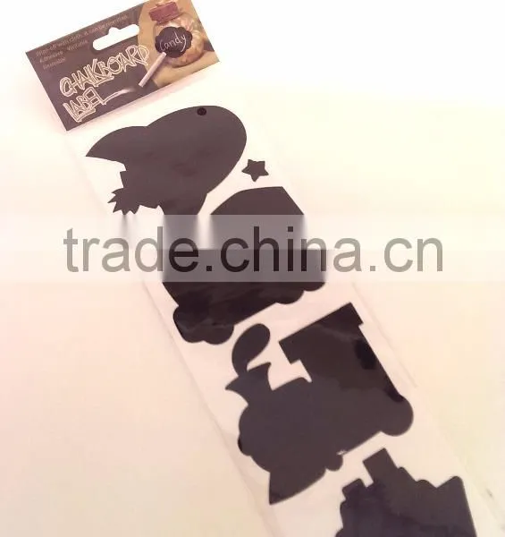 2016 Hot Selling Rewritten Decorative Chalkboard Label for Glass Bottle, Chalkboard Label Sticker With Boat, Train Design photo-3