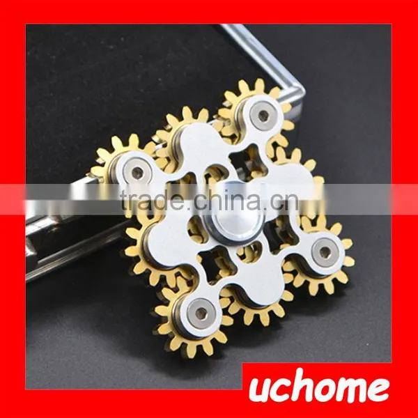 UCHOME DIY Gears Fidget Spinner Nine Teeth Linkage Hand Spinner photo-3