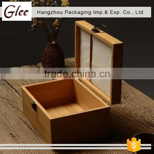 Luxurious Simple and Superior Bamboo Storage Gift Boxes photo-2