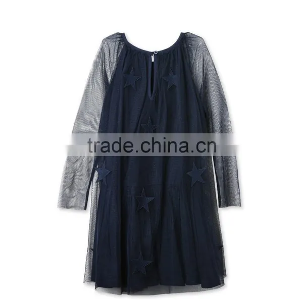 Latest Misty Party Tulle Dresses For Girls Children Long Frocks Designs Dress Gril Dresses HSD5588 photo-2