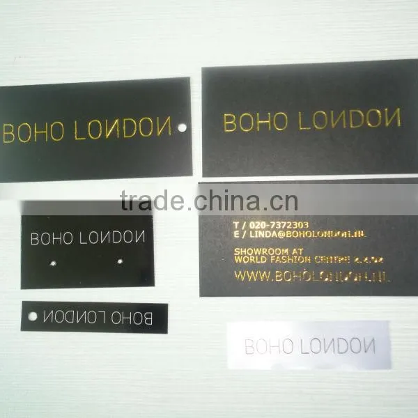 2017 China Custom Swing Tags Folded Hang Tags for Clothing photo-5