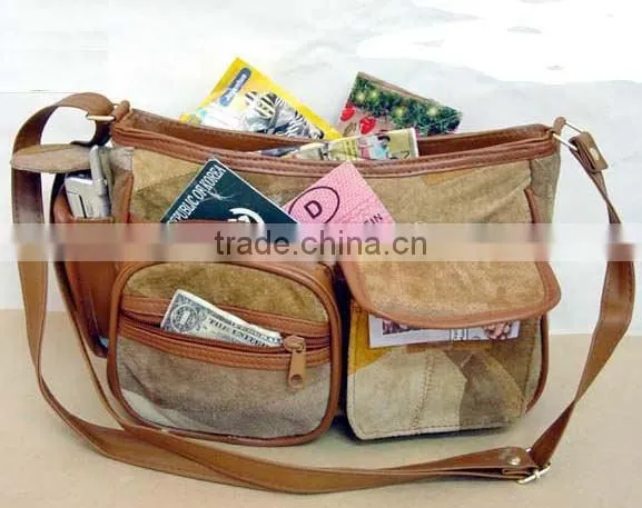 Patchwork Leather Shoulder Bag