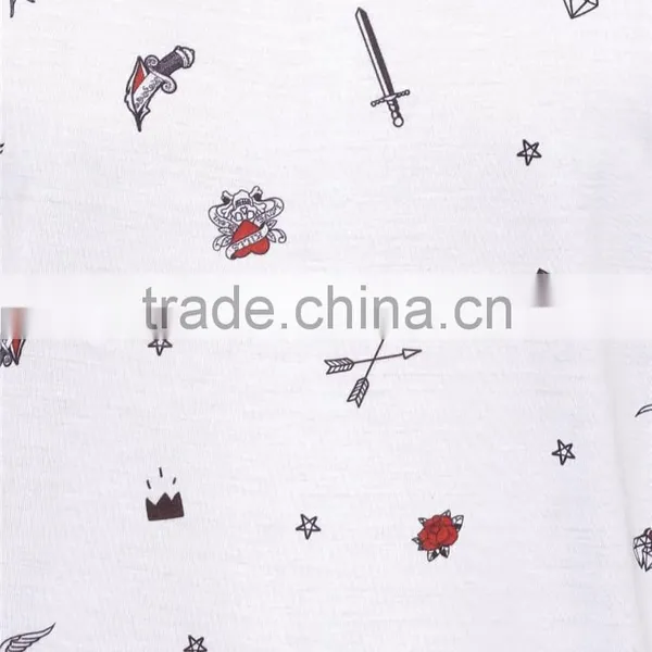 Summer Sleeveless Man Vest Tattoo Print Man Vest Wholesale photo-3