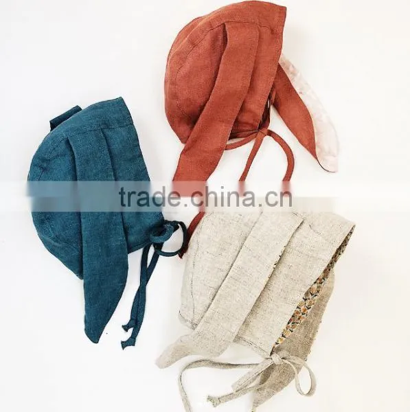 New Arrivals Cute Girl Special Birthday Gifts Rabbit Bonnets Good Quality Baby Bonnet photo-4