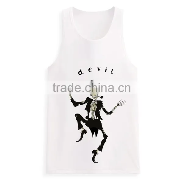 Bulk Printing Cheap Design Your Own Mens Bodybuilding Funny Sport Gym Tank Top photo-4