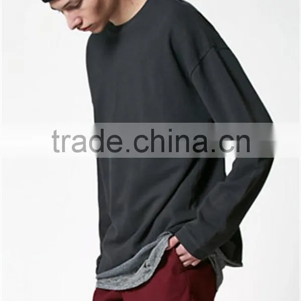 Guangdong Produce Fahion Design Loose T-shirt Pullover Sweatshirt photo-5