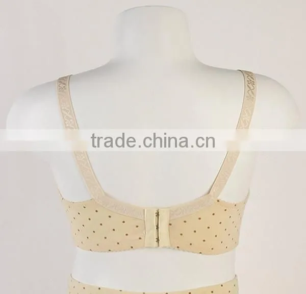 New Fashion Printed Dot 3/4 Cup Cotton Women Nursing Bra photo-4