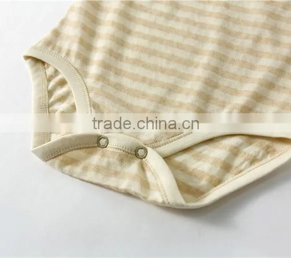 Wholesale 100% Organic Cotton Sleeveless Infant Onesie Baby Clothes Custom Logo photo-6
