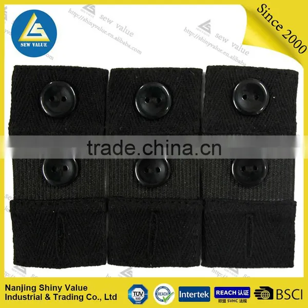 Strong Adjustable Elastic Pants Waist Extender With 2 Button photo-5