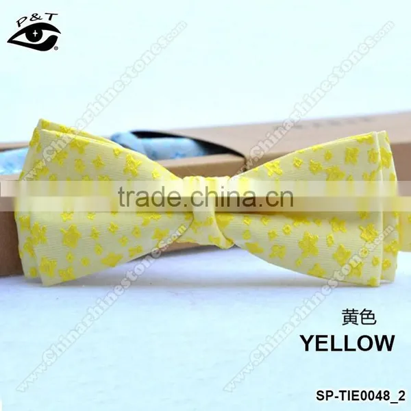 9 Colors New Bow Tie 10x4CM Jacquard Silk Bow Tie for Men photo-5