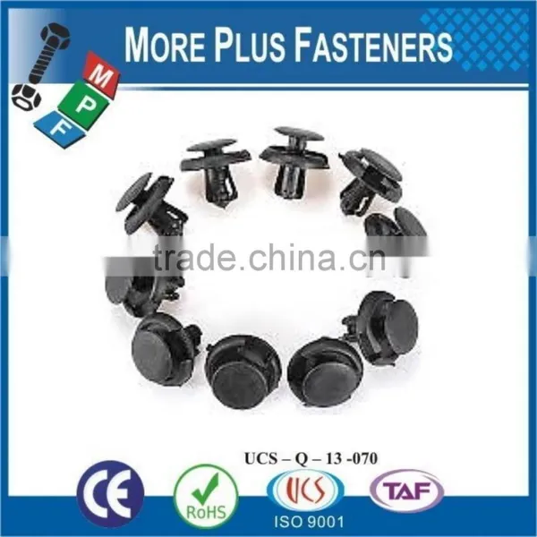 Made in Taiwan High Quality Black Color Yellow Color Plastic Panel Clip photo-6