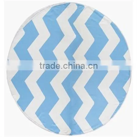 Custom Design Reactive Printed Beach Towel Round China Trade Assurance Factory photo-4